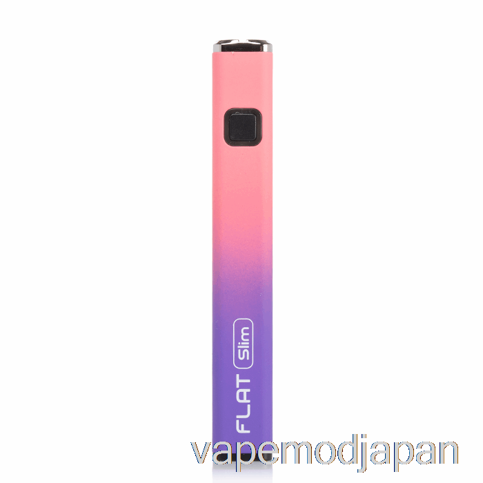 Vape Mod Yocan フラット スリム 350mah バッテリー パープル ピンク